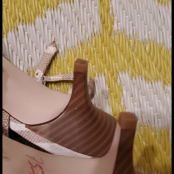 Chico's Fabric striped Pump 7.5 - Picture 6 of 9